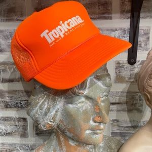 Vintage Tropicana Orange Neon Snapback